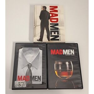 Mad Men Seasons 2, 3, 4 DVD Lot Good  Condition, Box Wear